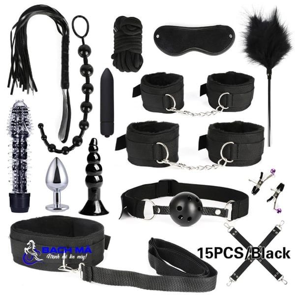  Bộ đồ chơi bạo dâm BDSM 15 món kích thích tình dục mạnh 