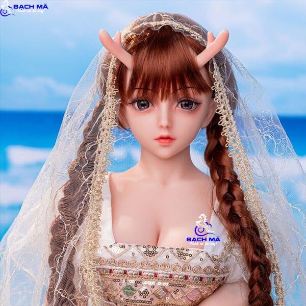  Búp bê anime tình dục mặt xinh có sừng mềm cao 100cm 