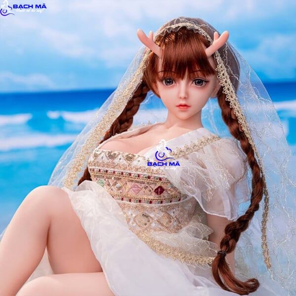  Búp bê anime tình dục mặt xinh có sừng mềm cao 100cm 