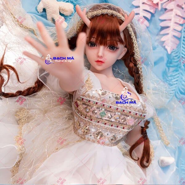  Búp bê anime tình dục mặt xinh có sừng mềm cao 100cm 