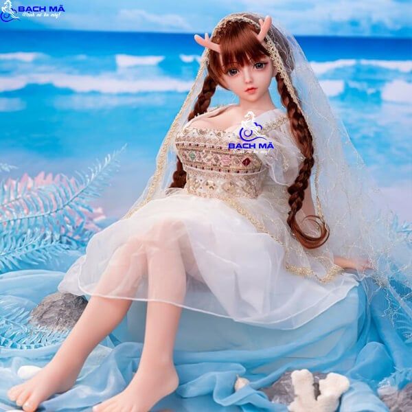  Búp bê anime tình dục mặt xinh có sừng mềm cao 100cm 