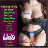  Búp bê tình dục bán thân âm đạo co bóp kẹp hút rung rên sưởi ấm x1 