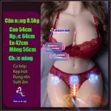  Búp bê tình dục bán thân âm đạo co bóp kẹp hút rung rên sưởi ấm xx1 
