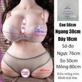  Búp bê tình dục bán thân silicon dạng mông tròn 13kg 