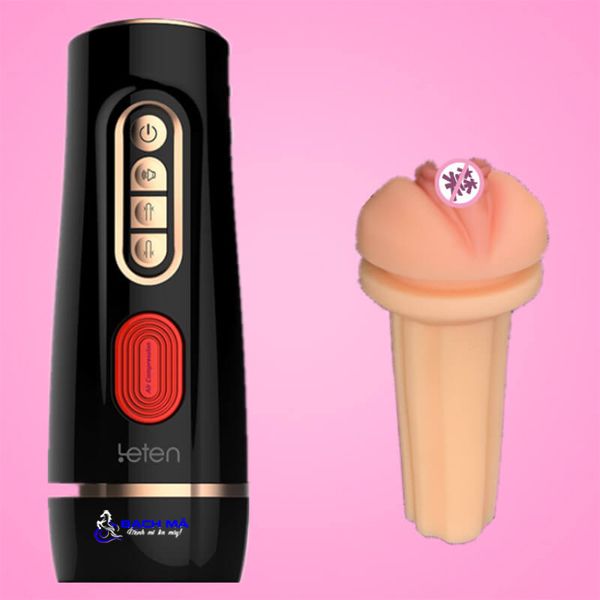  Cốc âm đạo giả leten rung bú mút dương vật cho nam 