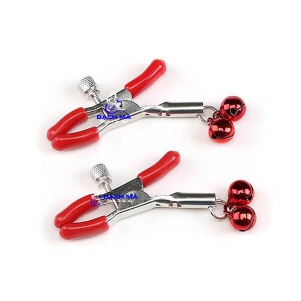  Đồ chơi bạo dâm kẹp đầu ti núm vú có chuông 