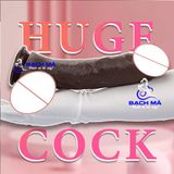  Dương vật giả hít tường da đen có bao quy đầu như thật k2 