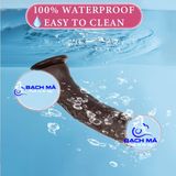  Dương vật giả hít tường da đen có bao quy đầu như thật k2 