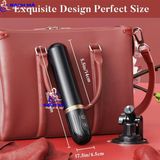  Dương vật giả hít tường rung thụt nhiệt có bi điều khiển từ xa 