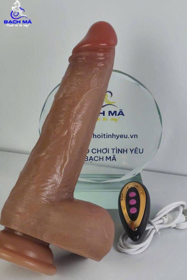  Dương vật giả hít tường rung thụt nhiệt điều khiển tử xa k5 
