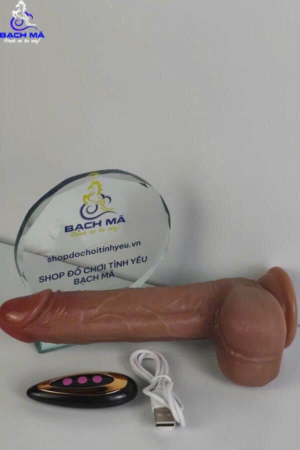  Dương vật giả hít tường rung thụt nhiệt điều khiển tử xa k5 