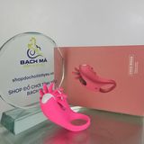  Vòng đeo dương vật kết hợp lưỡi liếm massage âm vật G-spot rung 10 chế độ 