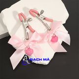  Kẹp đầu ti núm vú đồ chơi bạo dâm có chuông 