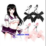  Kẹp đầu ti núm vú đồ chơi bạo dâm có chuông 