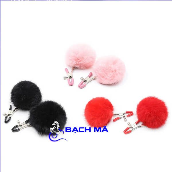  Kẹp đầu ti núm vú đồ chơi bạo dâm giá rẻ đen 