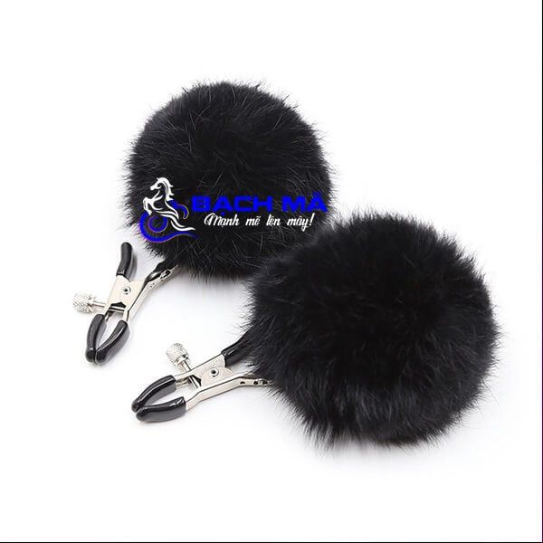  Kẹp đầu ti núm vú đồ chơi bạo dâm giá rẻ đen 