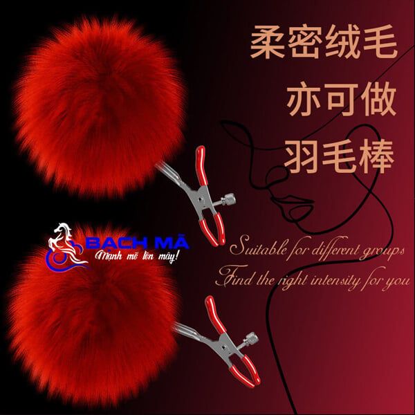  Kẹp đầu ti núm vú đồ chơi bạo dâm giá rẻ đỏ 