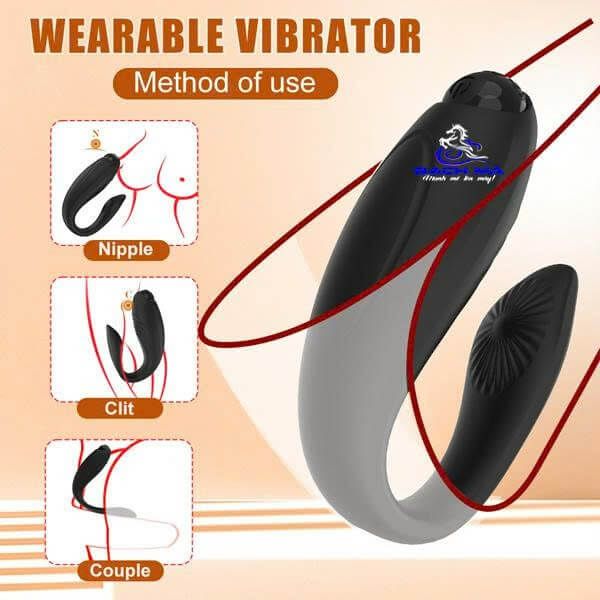  Máy chip rung 2 đầu sử dụng âm đạo và điểm G 10 chế độ k1 