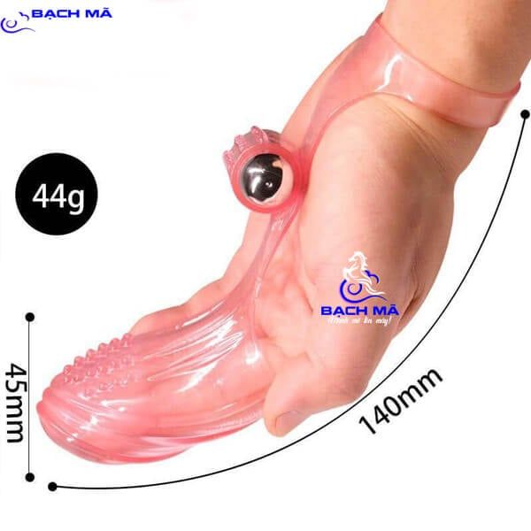  Máy rung đeo ngón tay có gai mềm dùng bin m1 