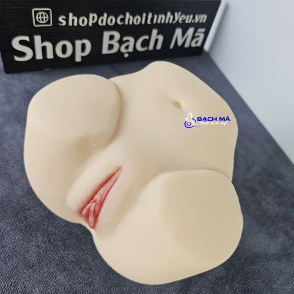  Mông giả nguyên khối da trắng silicon mềm giá rẻ 