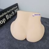  Mông giả nguyên khối mini da trắng silicon mềm giá rẻ 