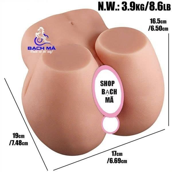  Mông giả nguyên khối silicon cao cấp âm đạo 4d như thật 4kg 