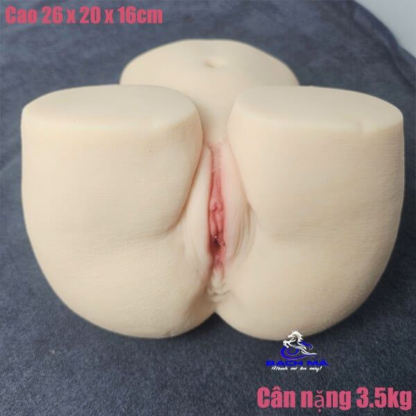  Mông giả silicon âm đạo kẹp hút rung 10 chế độ dùng app 3.5kg 