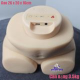  Mông giả silicon âm đạo kẹp hút rung 10 chế độ dùng app 3.5kg 