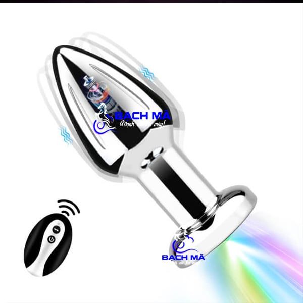  Phích cắm hậu môn inox cao cấp điều khiển từ xa không dây k4 