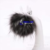  Phích cắm hậu môn inox lông thỏ cao cấp size trung 