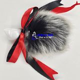  Phích cắm hậu môn inox lông thỏ cao cấp size trung 