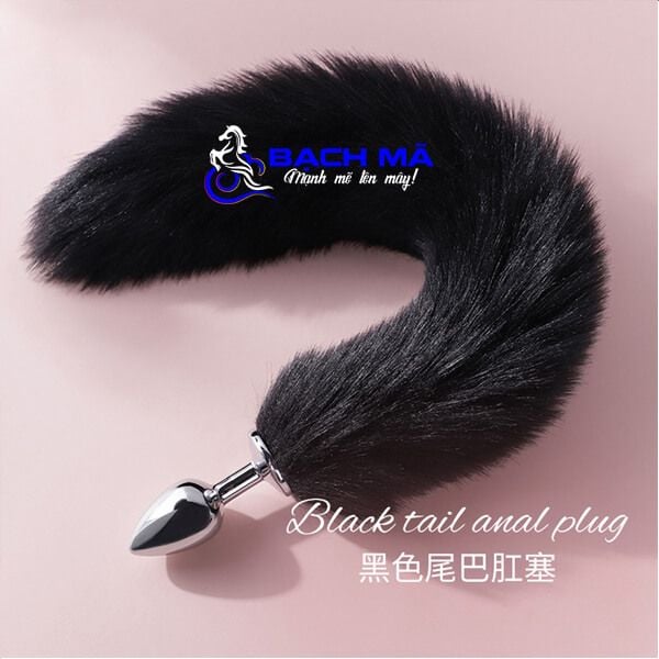  Phích cắm sextoy hậu môn trái tim inox đuôi cáo giá rẻ 