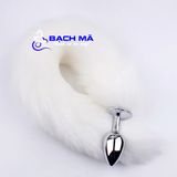  Phích cắm sextoy hậu môn trái tim inox đuôi cáo giá rẻ 