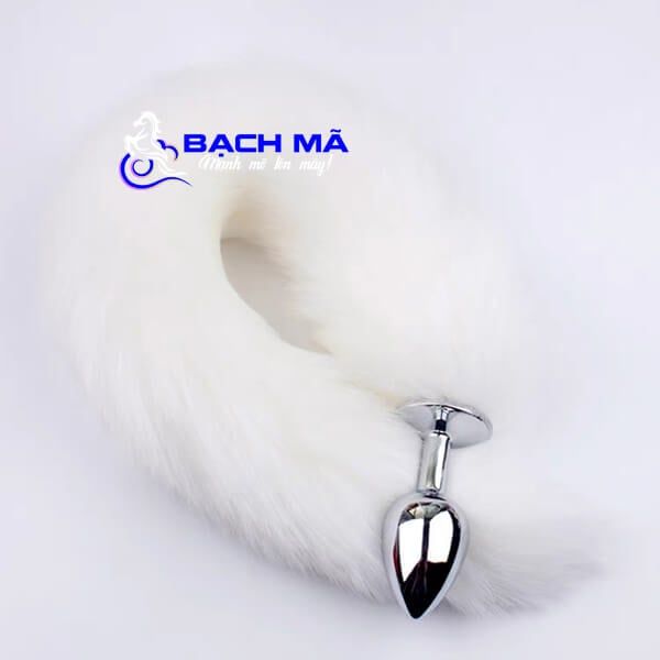  Phích cắm sextoy hậu môn trái tim inox đuôi cáo giá rẻ 