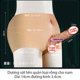  Quần dương vật giả cho les silicon cao cấp loại đặc ruột 