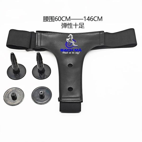 Quần dương vật giả dây đeo 2 đầu cho les có rung 7 chế độ s1 