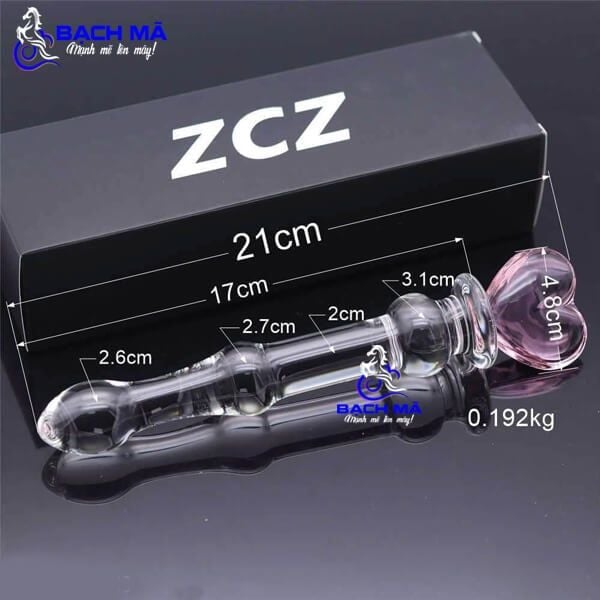  Sextoy trong suốt giá rẻ thủ dâm âm đạo và hậu môn t1 