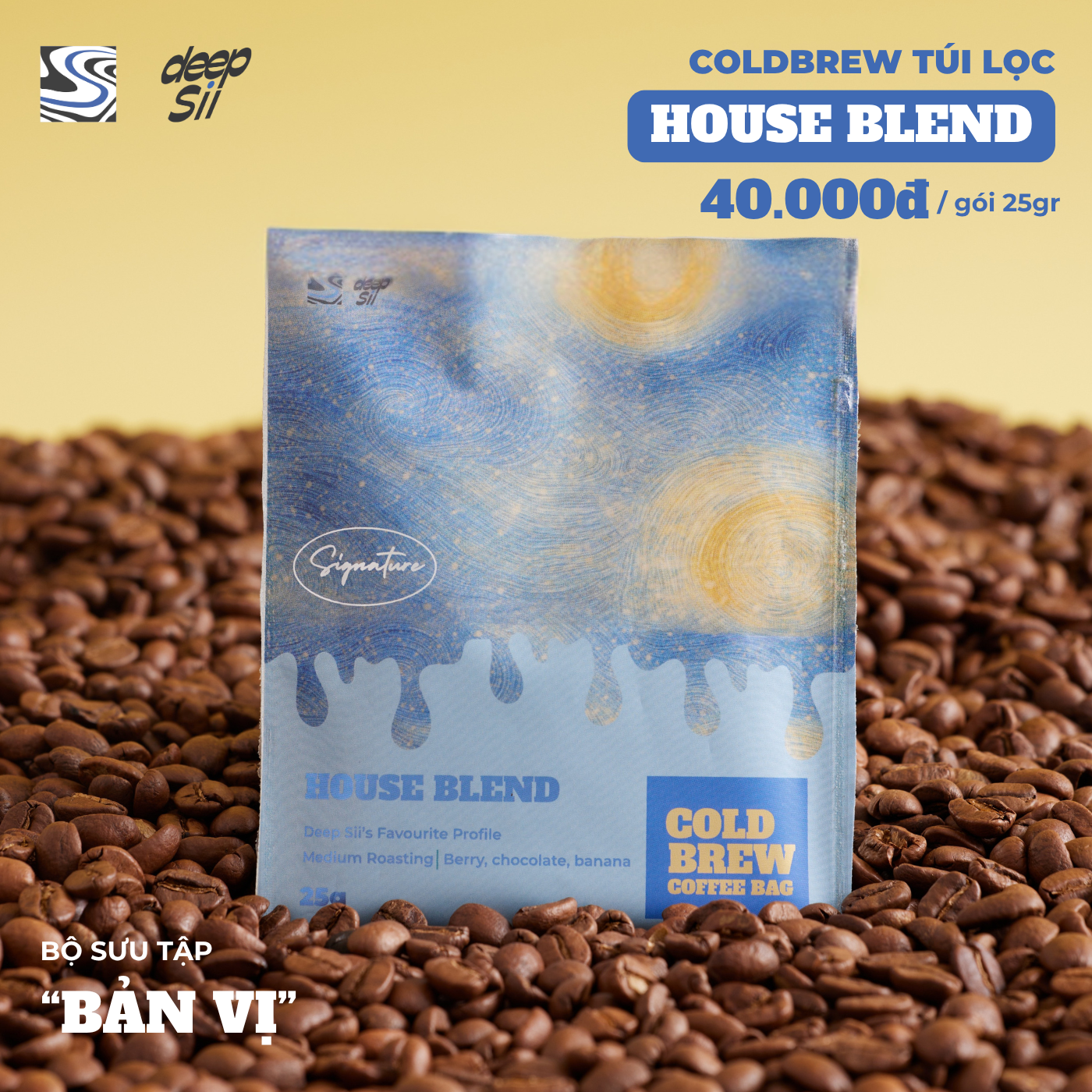  HOUSE BLEND (COLDBREW TÚI LỌC 25GRAM) 