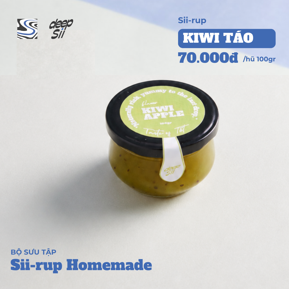  Sii-rup Kiwi Táo 100gram 