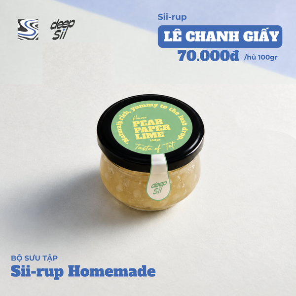  Sii-rup Lê Chanh Giấy 100gr 