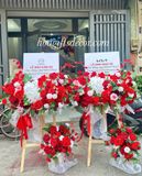  Kệ Hoa Giao Xe Tone Đỏ – Biểu Tượng May Mắn & Đẳng Cấp Cho Ngày Nhận Xe 