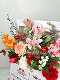  Hộp Hoa Giao Xe Hơi – Gửi Lời Chúc Mừng Đến Khách Hàng 
