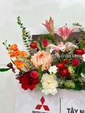  Hộp Hoa Giao Xe Hơi – Gửi Lời Chúc Mừng Đến Khách Hàng 