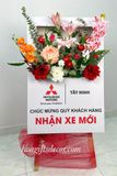  Hộp Hoa Giao Xe Hơi – Gửi Lời Chúc Mừng Đến Khách Hàng 
