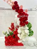  Khung Hoa – Cổng Hoa Giao Xe VinFast - Trang Trí Showroom Chuyên Nghiệp 
