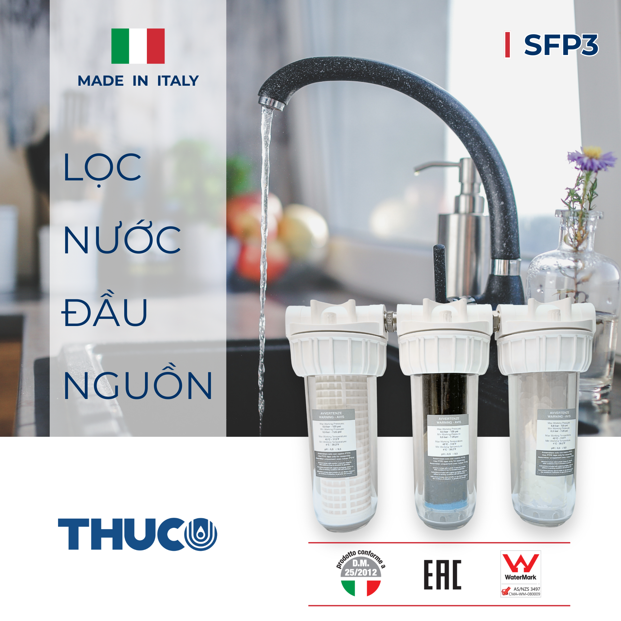  Bộ lọc 3 cốc - SFP3 