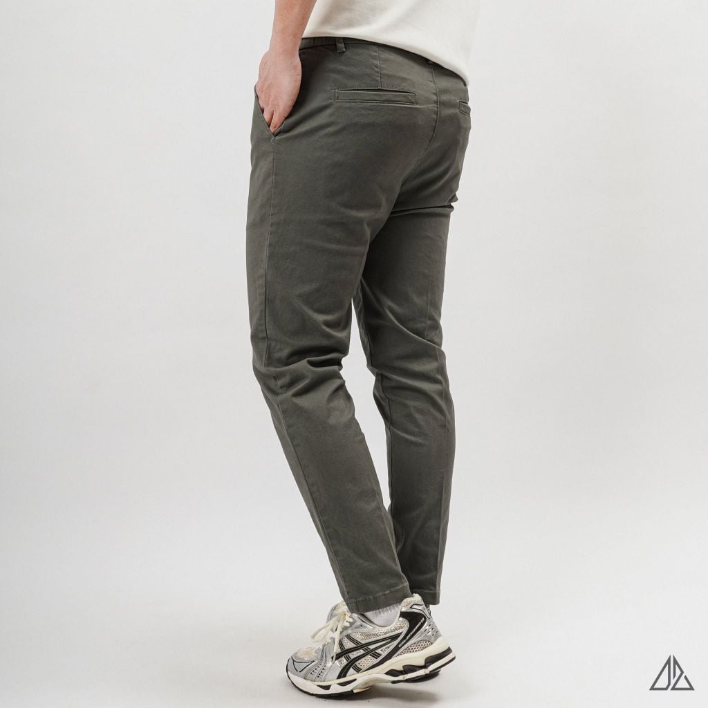 Quần Dài Kaki Nam D2SHOP lưng chun, xếp ly A-JN350