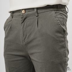 Quần Dài Kaki Nam D2SHOP lưng chun, xếp ly A-JN350