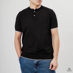 Áo Thun Nam D2SHOP cổ tàu, vải dệt kim AL-25229