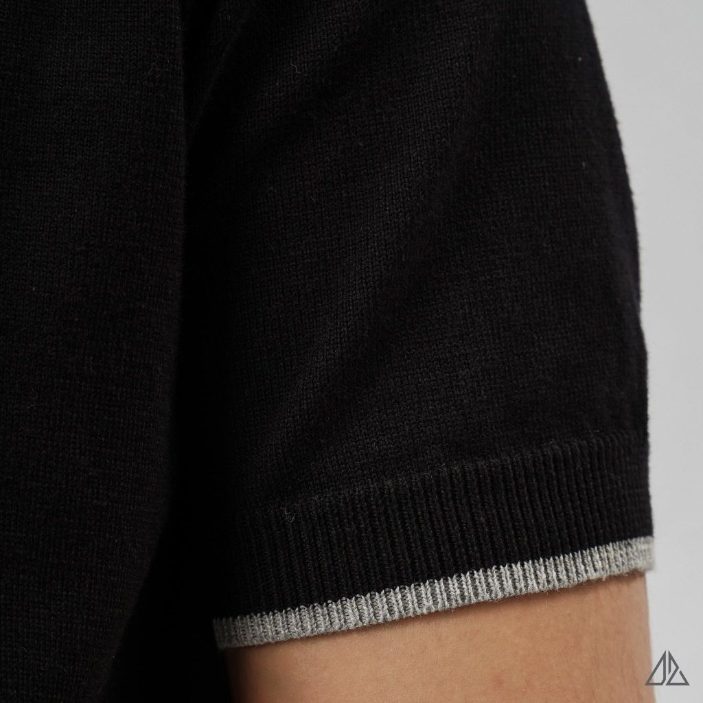 Áo Thun Nam D2SHOP cổ tàu, vải dệt kim AL-25229